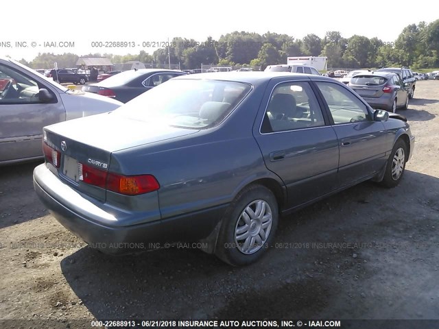 4T1BG22K4YU973431 - 2000 TOYOTA CAMRY CE/LE/XLE BLUE photo 4