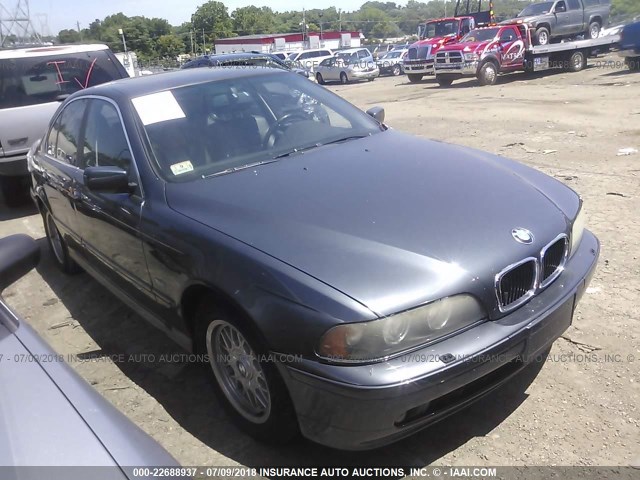 WBADT43481GX22112 - 2001 BMW 525 I AUTOMATIC GRAY photo 1