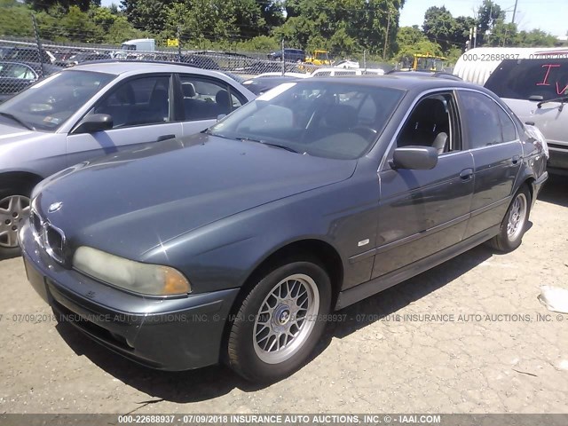 WBADT43481GX22112 - 2001 BMW 525 I AUTOMATIC GRAY photo 2