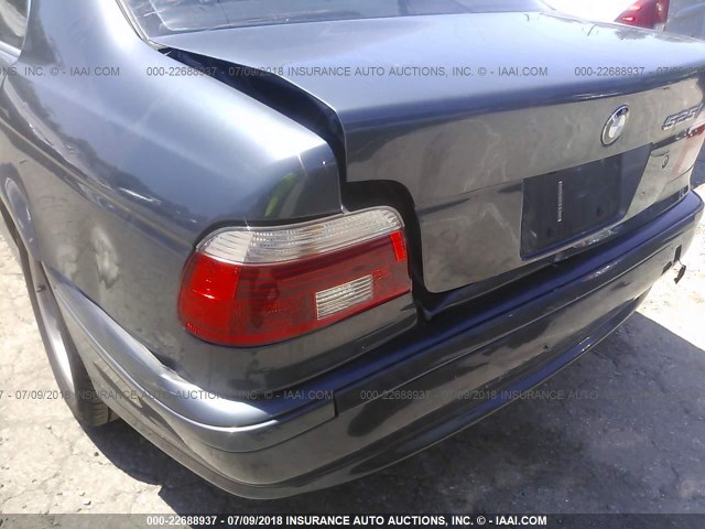 WBADT43481GX22112 - 2001 BMW 525 I AUTOMATIC GRAY photo 6