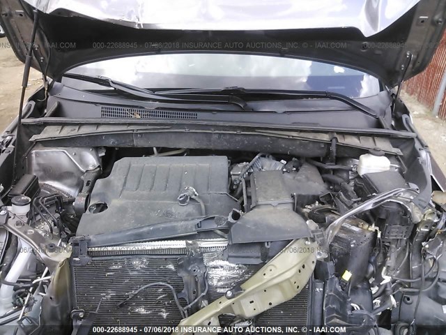 5TDKKRFH7FS080925 - 2015 TOYOTA HIGHLANDER XLE ნაცრისფერი ფოტო 10