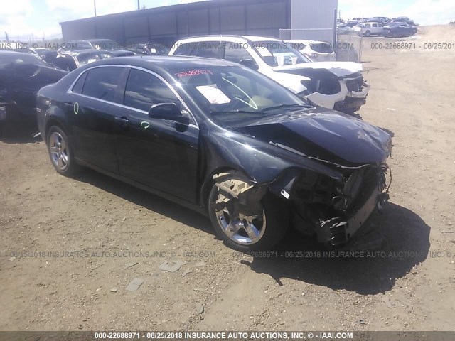 1G1ZB5EB0AF307989 - 2010 CHEVROLET MALIBU LS BLACK photo 1