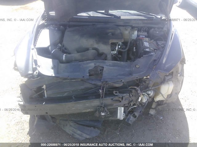 1G1ZB5EB0AF307989 - 2010 CHEVROLET MALIBU LS BLACK photo 10