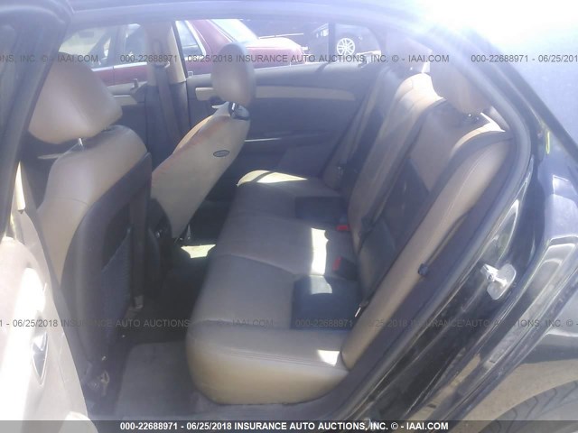 1G1ZB5EB0AF307989 - 2010 CHEVROLET MALIBU LS BLACK photo 8