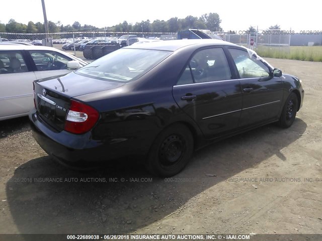 4T1BE30K32U552421 - 2002 TOYOTA CAMRY LE/XLE/SE Qara foto 4