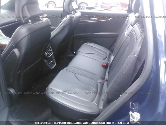 2LMPJ6LPXHBL53525 - 2017 LINCOLN MKX RESERVE Կապույտ լուսանկար 8