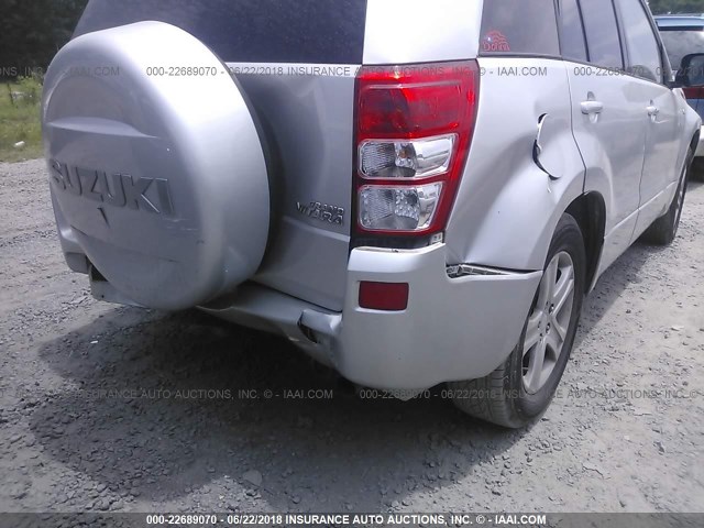 JS3TE947864104037 - 2006 SUZUKI GRAND VITARA LUXURY SILVER photo 6