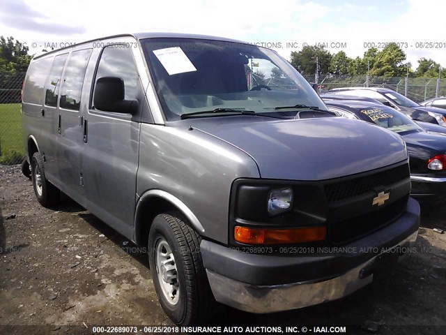 1GCWGFCA5C1201582 - 2012 CHEVROLET EXPRESS G2500  GRAY photo 1