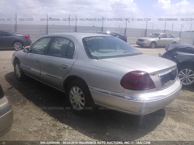 1LNHM97V22Y683428 - 2002 LINCOLN CONTINENTAL  Күміс фото 3