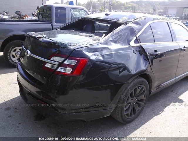 1FAHP2F88EG113870 - 2014 FORD TAURUS LIMITED BLACK photo 6