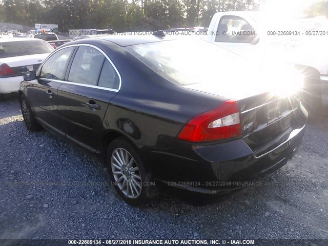 YV1AS982181079607 - 2008 VOLVO S80 3.2 BLACK photo 3