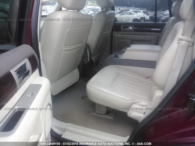 5LMFU27R34LJ34223 - 2004 LINCOLN NAVIGATOR 勃艮第红 照片 8