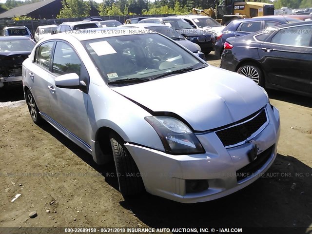 3N1AB6AP5CL635349 - 2012 NISSAN SENTRA 2.0/2.0S/SR/2.0SL SILVER photo 1