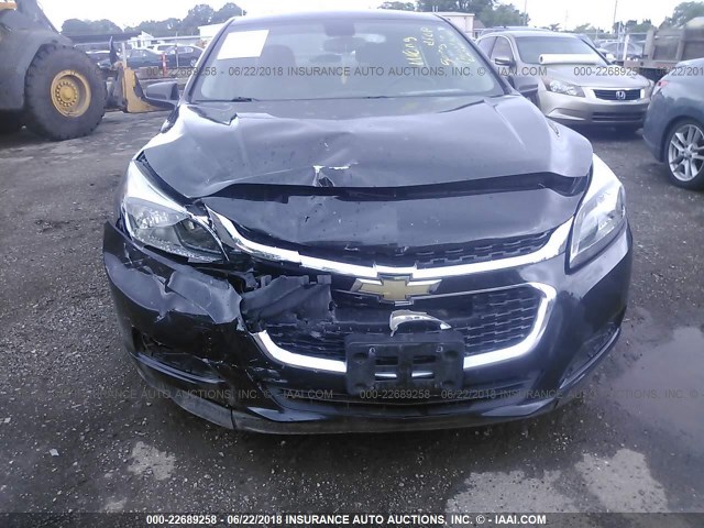 1G11B5SL0FF169775 - 2015 CHEVROLET MALIBU LS BLACK photo 6