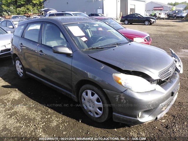 2T1KR32E26C618668 - 2006 TOYOTA COROLLA MATRIX XR GRAY photo 1