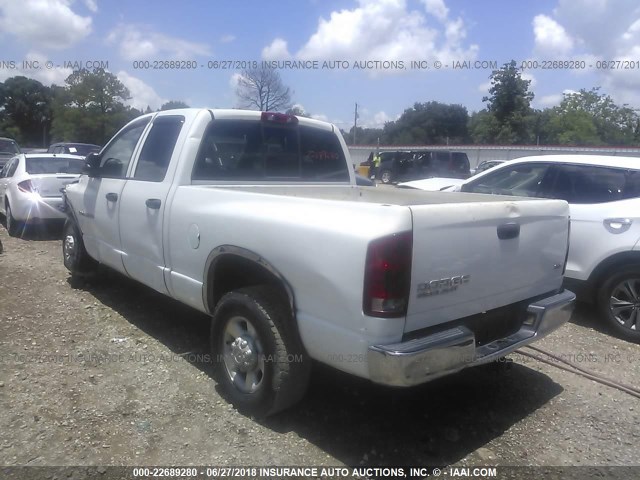 3D7LA38663G719845 - 2003 DODGE RAM 3500 ST/SLT WHITE photo 3