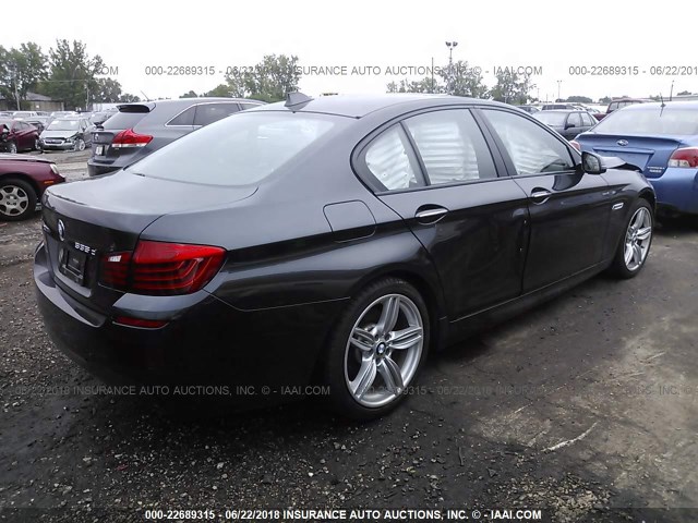 WBAFV3C57ED684692 - 2014 BMW 535 D/XI BLACK photo 4