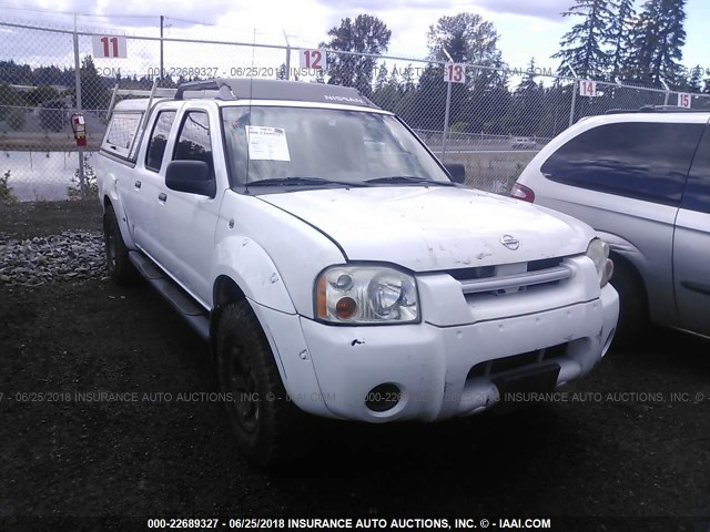 1N6ED29X23C426925 - 2003 NISSAN FRONTIER CREW CAB XE/CREW CAB SE WHITE photo 1