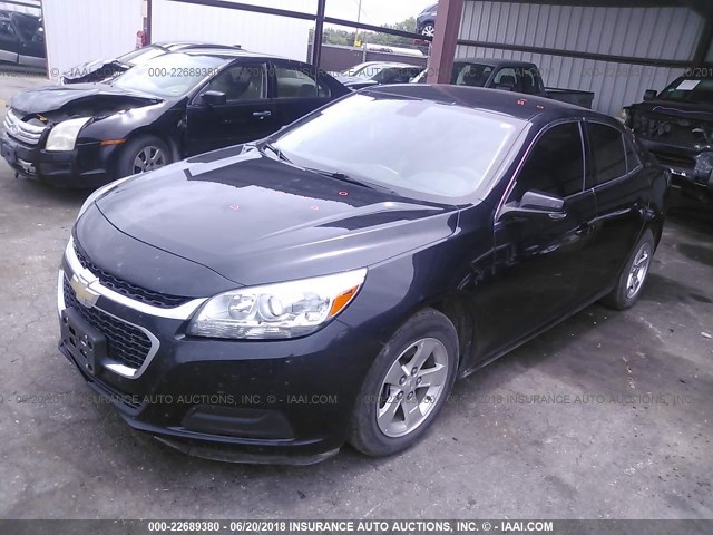1G11C5SLXFF171854 - 2015 CHEVROLET MALIBU 1LT 黑色 照片 2