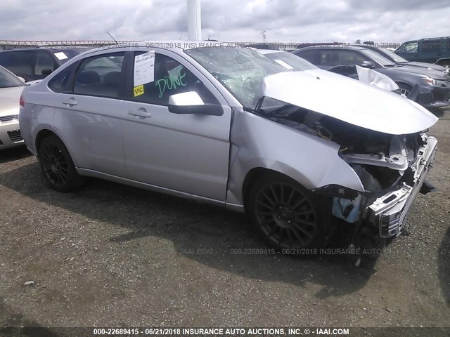 1FAHP36N89W168438 - 2009 FORD FOCUS SES GRAY photo 1