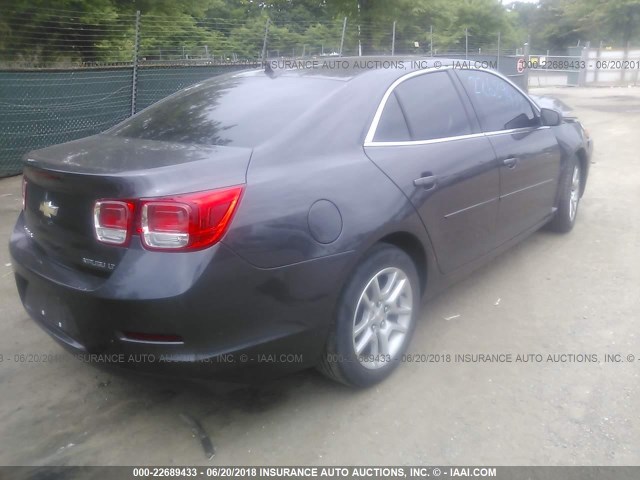 1G11C5SA6DF334558 - 2013 CHEVROLET MALIBU 1LT GRAY photo 4