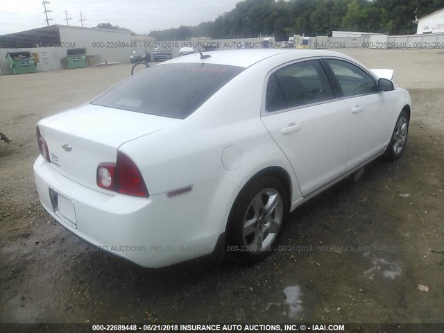 1G1ZC5EB4AF107825 - 2010 CHEVROLET MALIBU 1LT 白色 照片 4