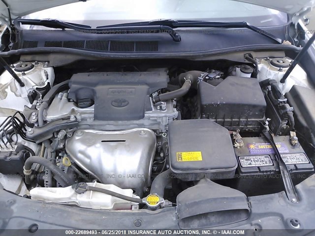 4T1BF1FKXEU762639 - 2014 TOYOTA CAMRY L/SE/LE/XLE 白色 照片 10