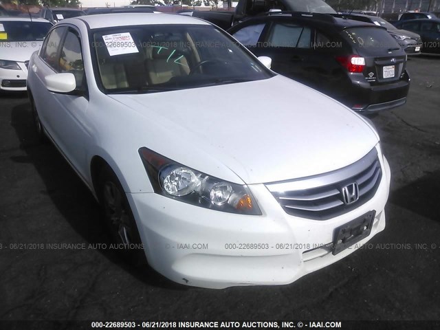 1HGCP2F64CA236666 - 2012 HONDA ACCORD SE WHITE photo 1