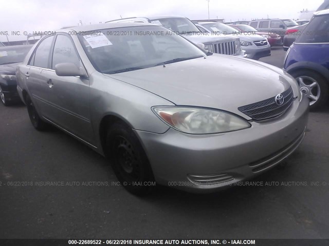 4T1BE32K42U517612 - 2002 TOYOTA CAMRY LE/XLE/SE Qızıl foto 1