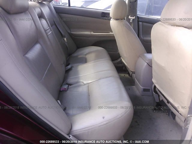 4T1BE32K33U259584 - 2003 TOYOTA CAMRY LE/XLE/SE 栗色 照片 8