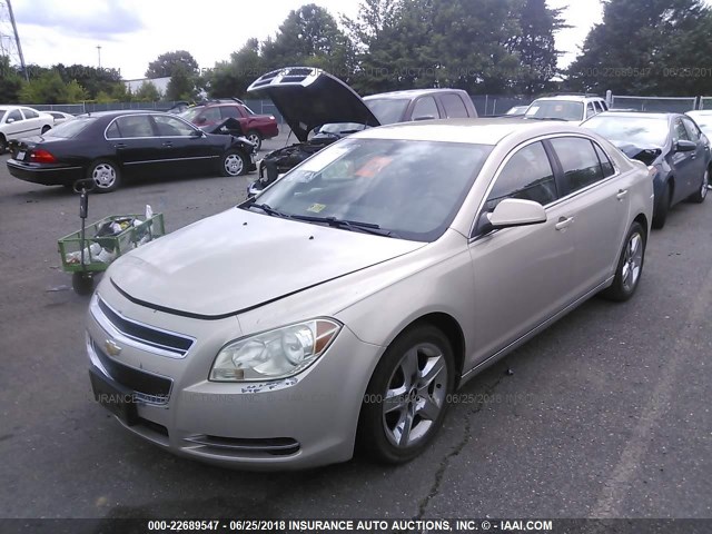 1G1ZC5E01AF184327 - 2010 CHEVROLET MALIBU 1LT 金色 照片 2