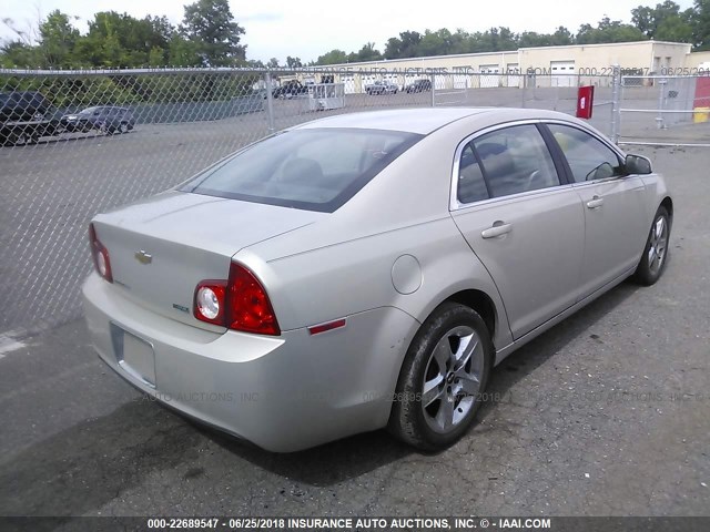 1G1ZC5E01AF184327 - 2010 CHEVROLET MALIBU 1LT 金色 照片 4