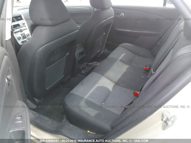 1G1ZC5E01AF184327 - 2010 CHEVROLET MALIBU 1LT 金色 照片 8