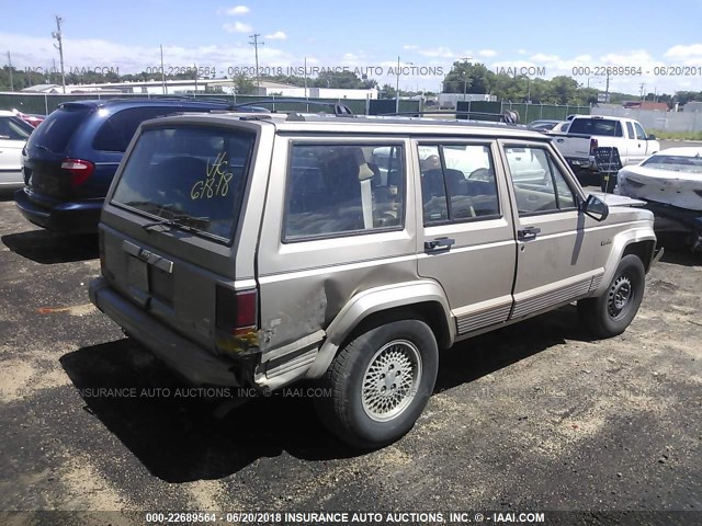 1J4FT78S3PL620084 - 1993 JEEP CHEROKEE COUNTRY GOLD photo 4
