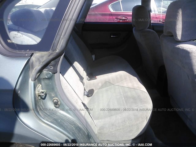 4S3BE635916212818 - 2001 SUBARU LEGACY L GRAY photo 8