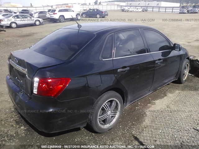 JF1GE61618H521396 - 2008 SUBARU IMPREZA 2.5I BLACK photo 4