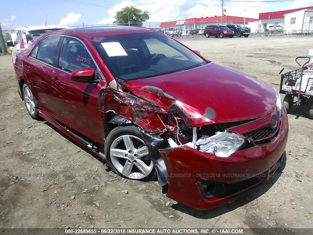 4T1BF1FK4EU835634 - 2014 TOYOTA CAMRY L/SE/LE/XLE 红色 照片 1