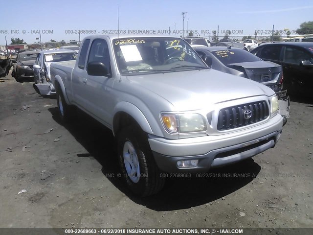 5TESN92N03Z231704 - 2003 TOYOTA TACOMA XTRACAB PRERUNNER ვერცხლისფერი ფოტო 1