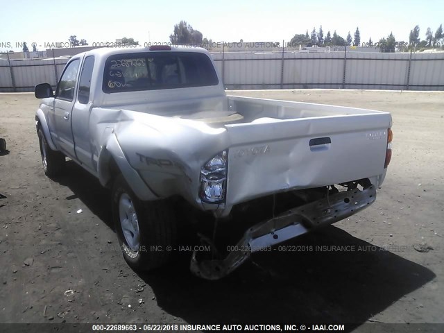 5TESN92N03Z231704 - 2003 TOYOTA TACOMA XTRACAB PRERUNNER ვერცხლისფერი ფოტო 3