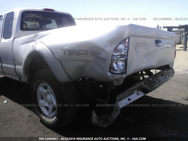 5TESN92N03Z231704 - 2003 TOYOTA TACOMA XTRACAB PRERUNNER ვერცხლისფერი ფოტო 6