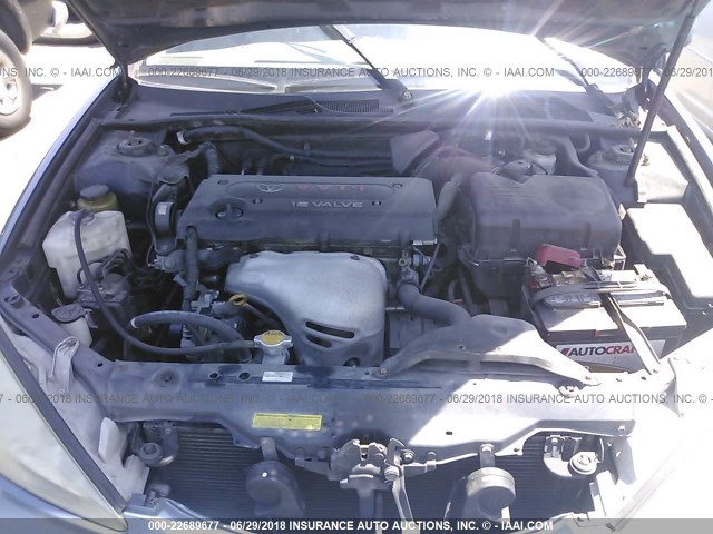 4T1BE32K14U836677 - 2004 TOYOTA CAMRY LE/XLE/SE 蓝色 照片 10