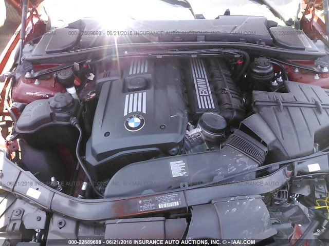 WBAKE3C55DE771255 - 2013 BMW 328 I RED photo 10
