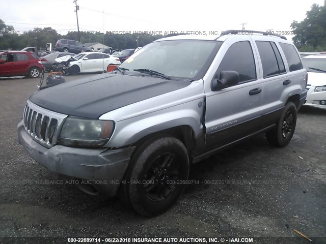 1J4GW48S34C425544 - 2004 JEEP GRAND CHEROKEE LAREDO/COLUMBIA/FREEDOM 银色 照片 2