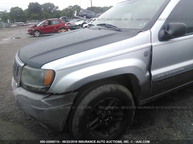 1J4GW48S34C425544 - 2004 JEEP GRAND CHEROKEE LAREDO/COLUMBIA/FREEDOM 银色 照片 6