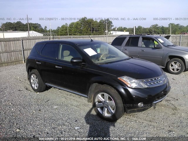 JN8AZ08T26W401438 - 2006 NISSAN MURANO SL/SE/S BLACK photo 1