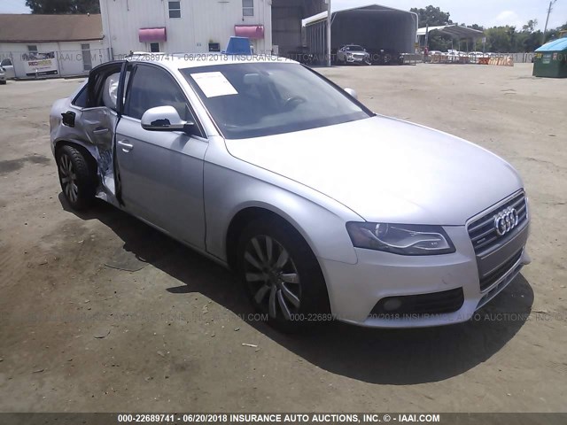 WAUSF78K39N013330 - 2009 AUDI A4 PREMIUM PLUS SILVER photo 1