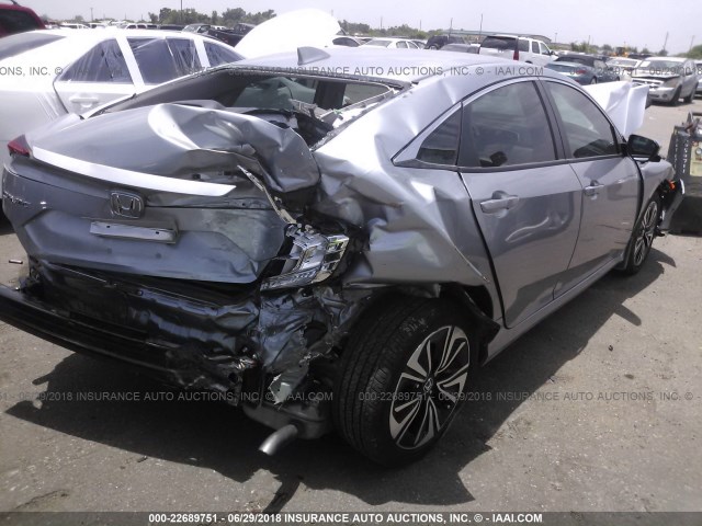 19XFC1F7XHE215108 - 2017 HONDA CIVIC EXL 银色 照片 4
