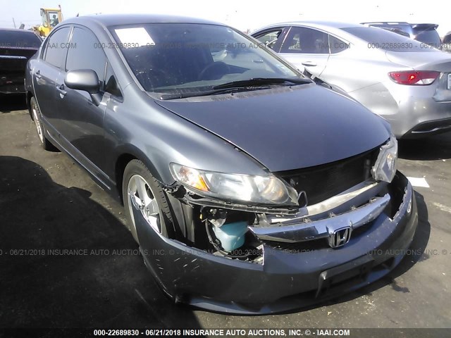 2HGFA1F68BH523663 - 2011 HONDA CIVIC LX-S 灰色 照片 1