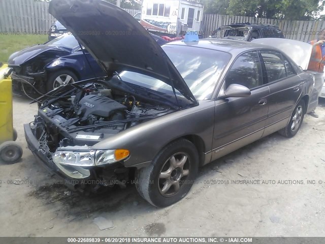 2G4WB55K621181846 - 2002 BUICK REGAL LS 灰色 照片 2