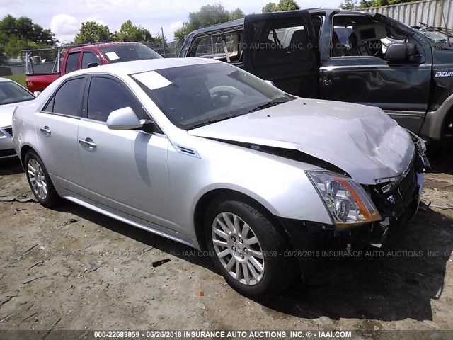 1G6DE5EG6A0144615 - 2010 CADILLAC CTS LUXURY COLLECTION SILVER photo 1